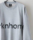 【BRKNHOME/ブロークンホーム】ブランドロゴ プリント スウェットトレーナー