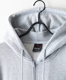 【SAVIER：サビアー】NY ロゴ刺繍 ショート丈 フルジップパーカー 【セットアップ可能】