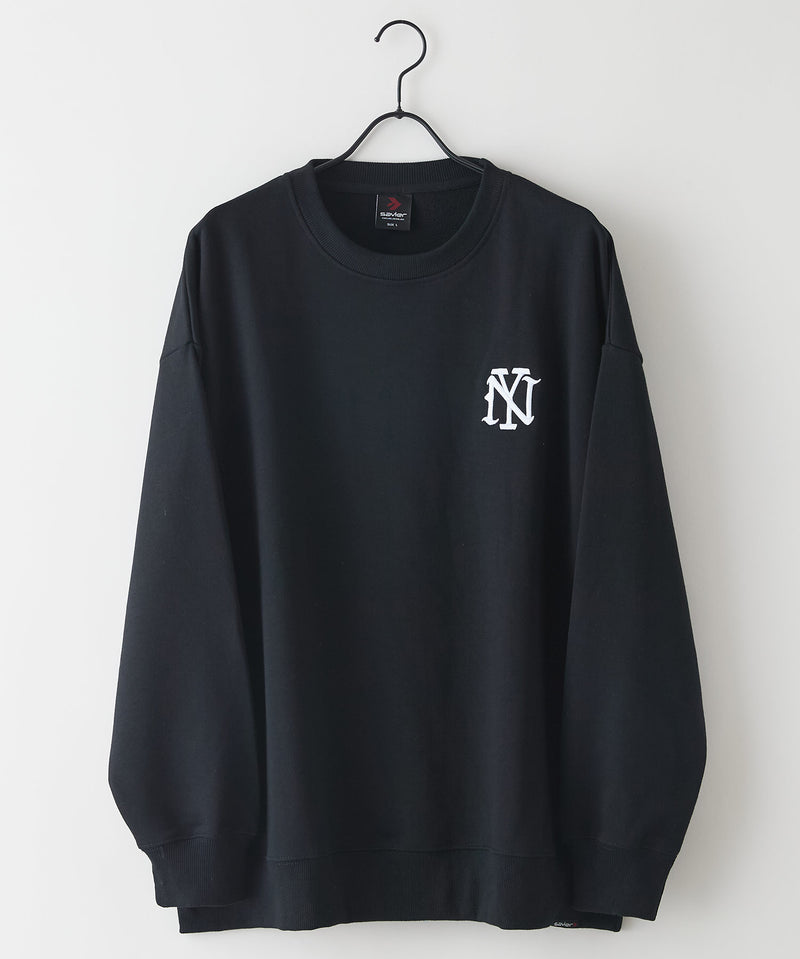【SAVIER：サビアー】NY ロゴ刺繍 ルーズスウェット 【セットアップ可能】/NY Logo