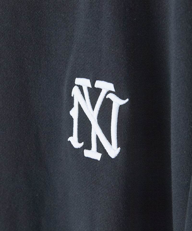 【SAVIER：サビアー】NY ロゴ刺繍 ルーズスウェット 【セットアップ可能】/NY Logo