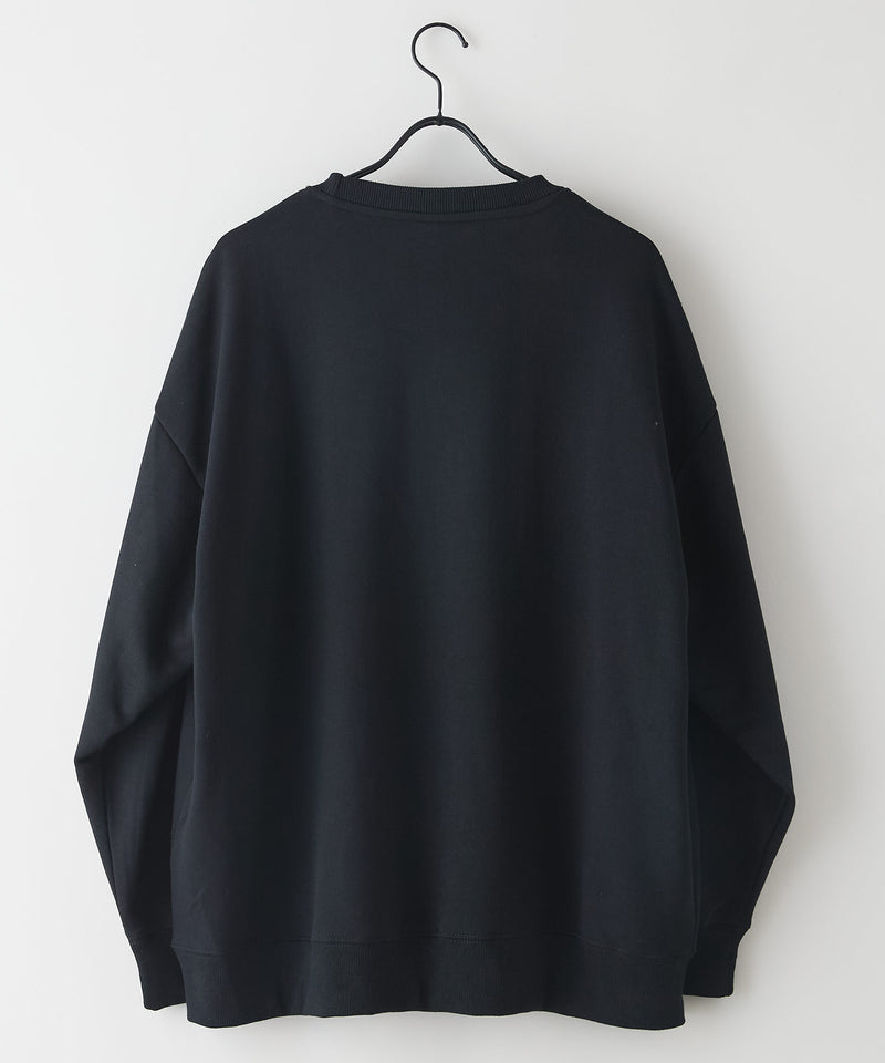 【SAVIER：サビアー】NY ロゴ刺繍 ルーズスウェット 【セットアップ可能】/NY Logo