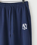 【SAVIER：サビアー】NY ロゴ刺繍 スウェットパンツ【セットアップ可能】