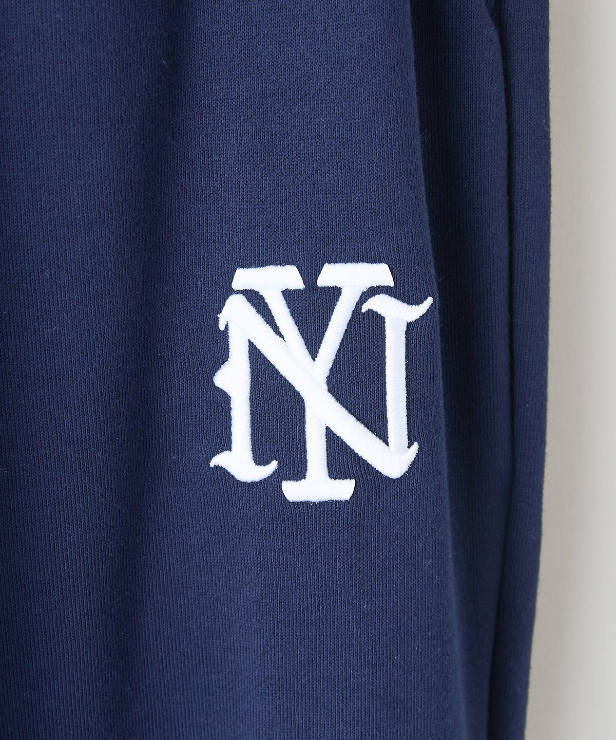 SAVIER：サビアー】NY ロゴ刺繍 スウェットパンツ【セットアップ可能】