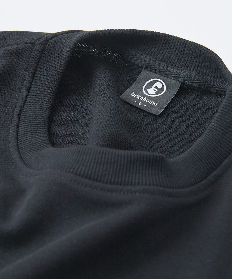 【BRKNHOME/ブロークンホーム】ブランドロゴ プリント スウェットトレーナー