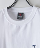 【SAVIER/サビアー】×【ZERO STAIN/ゼロステイン】コラボ LA ロゴ刺繍 半袖 Tシャツ/ LA Logo ❘ジーンズメイト公式オンラインショップ