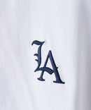 【SAVIER/サビアー】×【ZERO STAIN/ゼロステイン】コラボ LA ロゴ刺繍 半袖 Tシャツ/ LA Logo ❘ジーンズメイト公式オンラインショップ