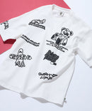 総柄 プリント オーバーサイズ Tシャツ【DESERT SPORTSWEAR:デザートスポーツウェア】