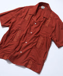 麻 レーヨン キューバシャツ【ROUGH TRADE/ラフトレード】