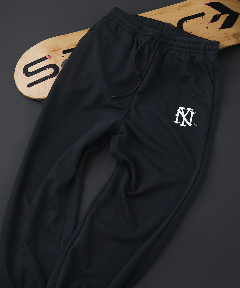 【SAVIER：サビアー】NY ロゴ刺繍 スウェットパンツ【セットアップ可能】