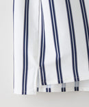 デオドラントドライ 吸水速乾 UVカット ストレッチ無地 ストライプ オープンカラーシャツ 開襟シャツ【BLUE STANDARD/ブルースタンダード】