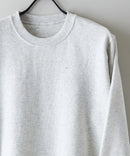 【HANES/ヘインズ】【スタンダードフィットで着る人を選ばない】SWEATS SHIRO スウェットクルーネック 裏毛 タグレス仕様 シンプル 先染め ユニセックス アイボリー ❘ジーンズメイト公式オンラインショップ