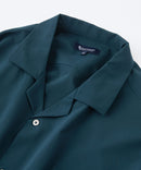 デオドラントドライ 吸水速乾 UVカット ストレッチ無地 ストライプ オープンカラーシャツ 開襟シャツ【BLUE STANDARD/ブルースタンダード】