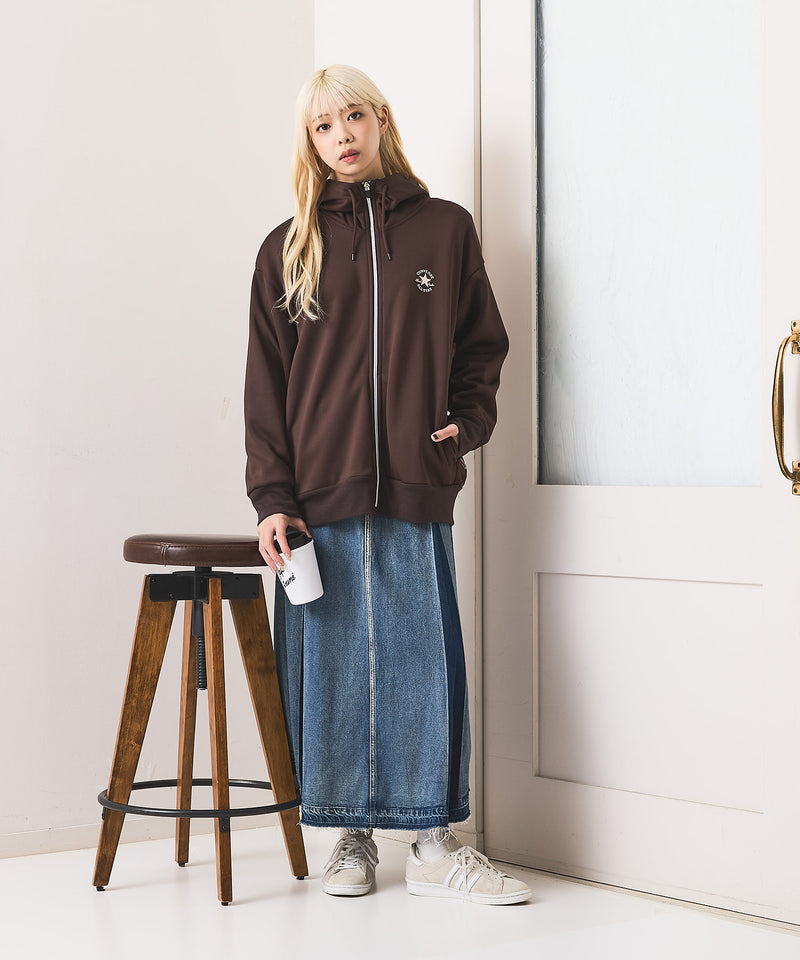【CONVERSE/コンバース】裏シャギー フルジップ パーカー