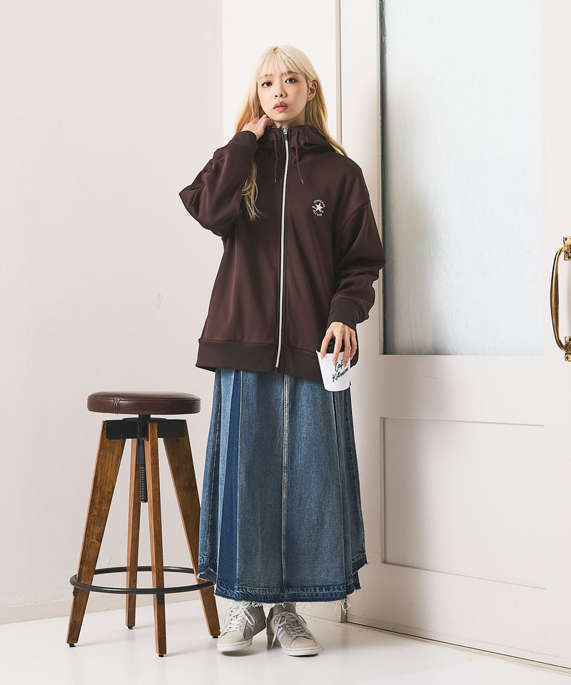 【CONVERSE/コンバース】裏シャギー フルジップ パーカー