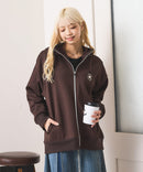 【CONVERSE/コンバース】裏シャギー フルジップ パーカー