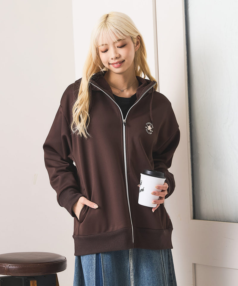 【CONVERSE/コンバース】裏シャギー フルジップ パーカー