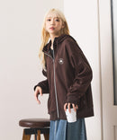 【CONVERSE/コンバース】裏シャギー フルジップ パーカー