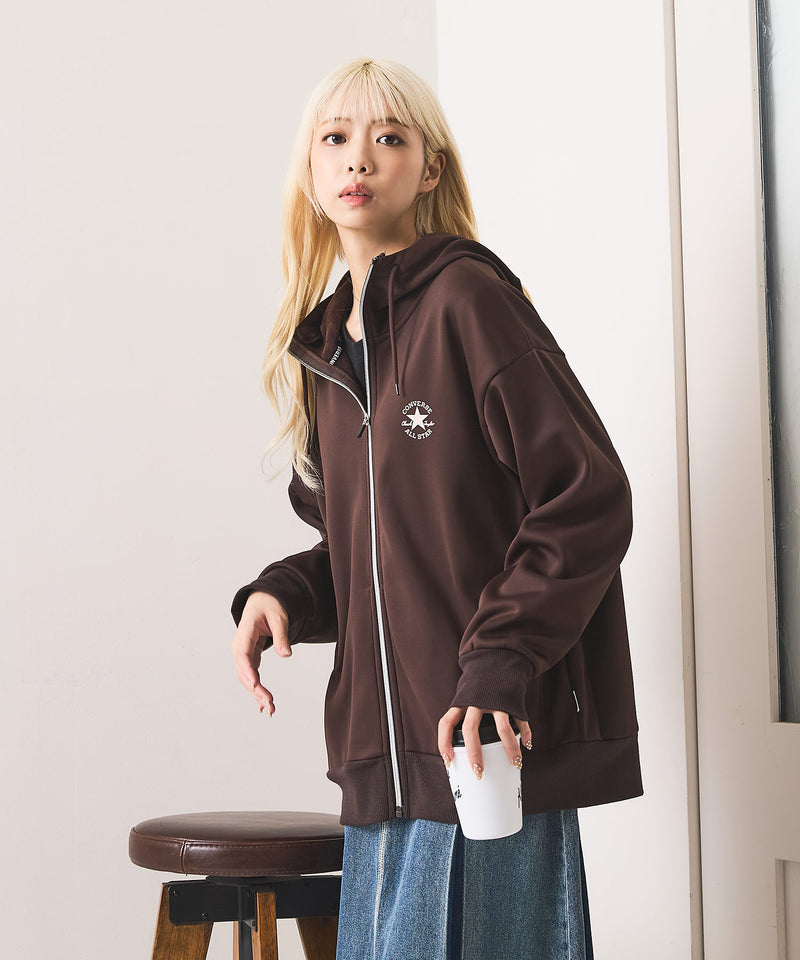 【CONVERSE/コンバース】裏シャギー フルジップ パーカー