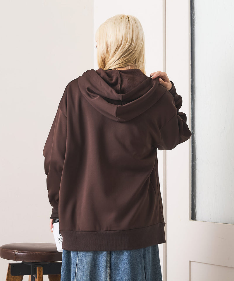 【CONVERSE/コンバース】裏シャギー フルジップ パーカー