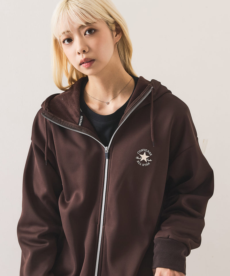 【CONVERSE/コンバース】裏シャギー フルジップ パーカー
