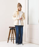 【CONVERSE/コンバース】裏シャギー フルジップ パーカー