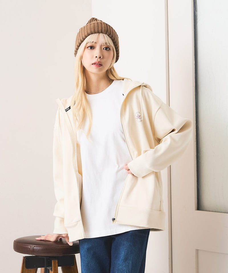 【CONVERSE/コンバース】裏シャギー フルジップ パーカー