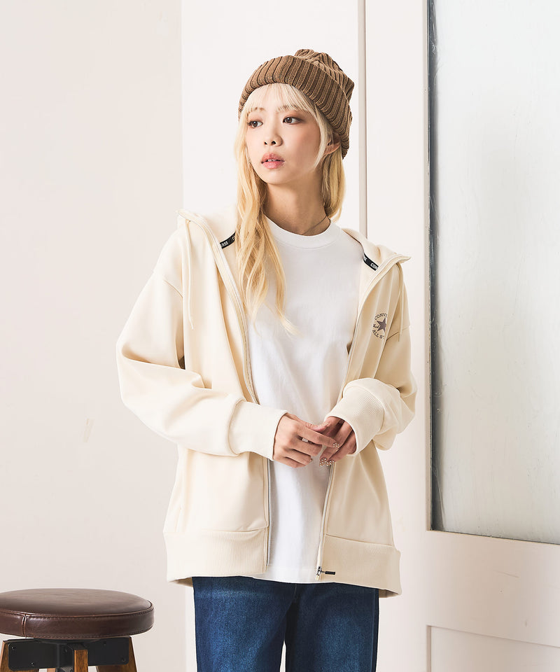 【CONVERSE/コンバース】裏シャギー フルジップ パーカー