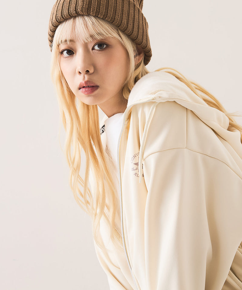 【CONVERSE/コンバース】裏シャギー フルジップ パーカー