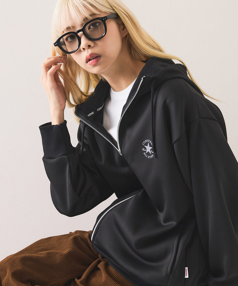 【CONVERSE/コンバース】裏シャギー フルジップ パーカー