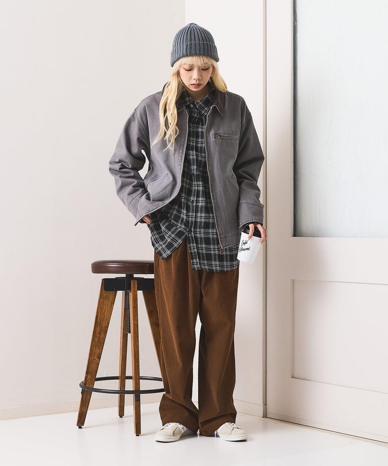 【OUTDOOR EXCHANGE/アウトドアエクスチェンジ】ダック 襟コーデュロイ ジャケット