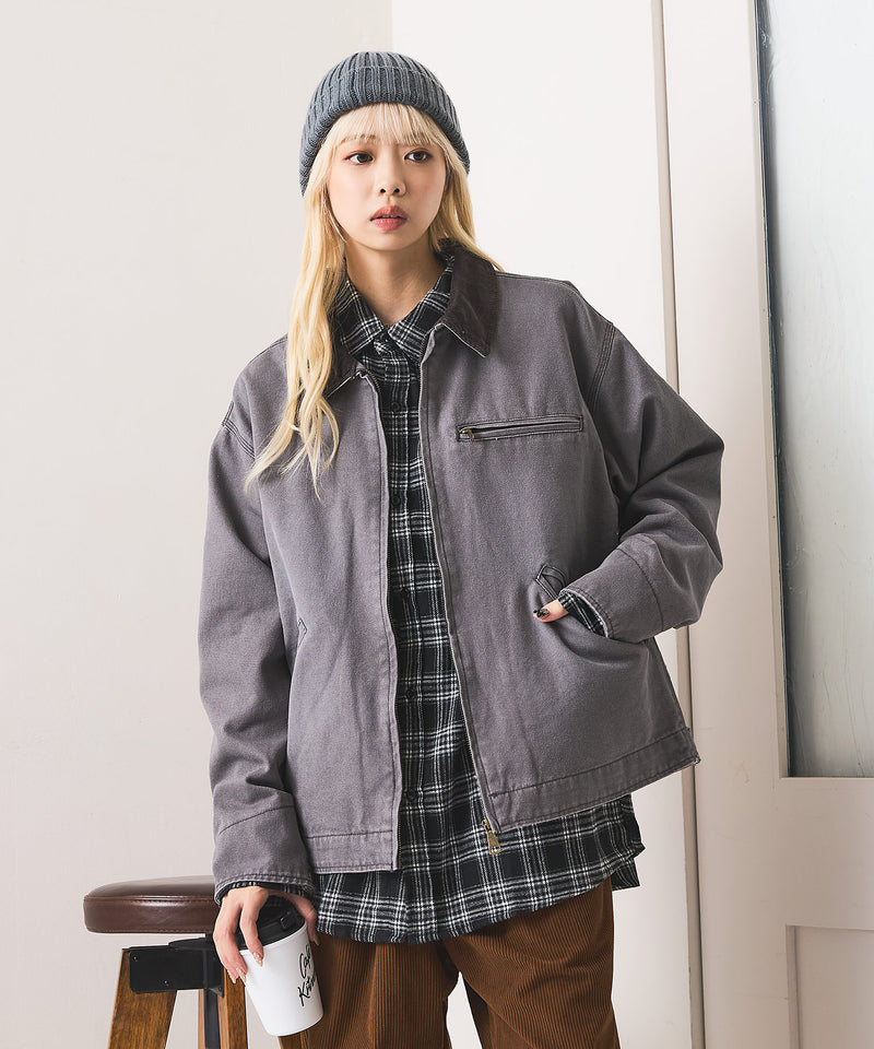 【OUTDOOR EXCHANGE/アウトドアエクスチェンジ】ダック 襟コーデュロイ ジャケット