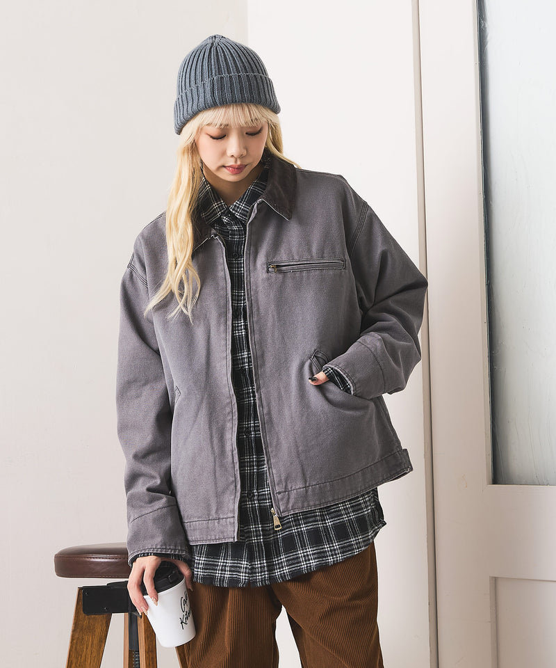 【OUTDOOR EXCHANGE/アウトドアエクスチェンジ】ダック 襟コーデュロイ ジャケット