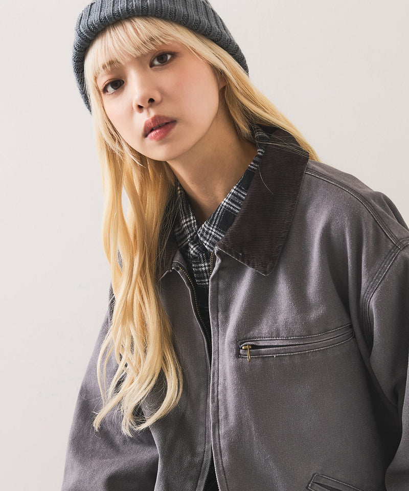 【OUTDOOR EXCHANGE/アウトドアエクスチェンジ】ダック 襟コーデュロイ ジャケット