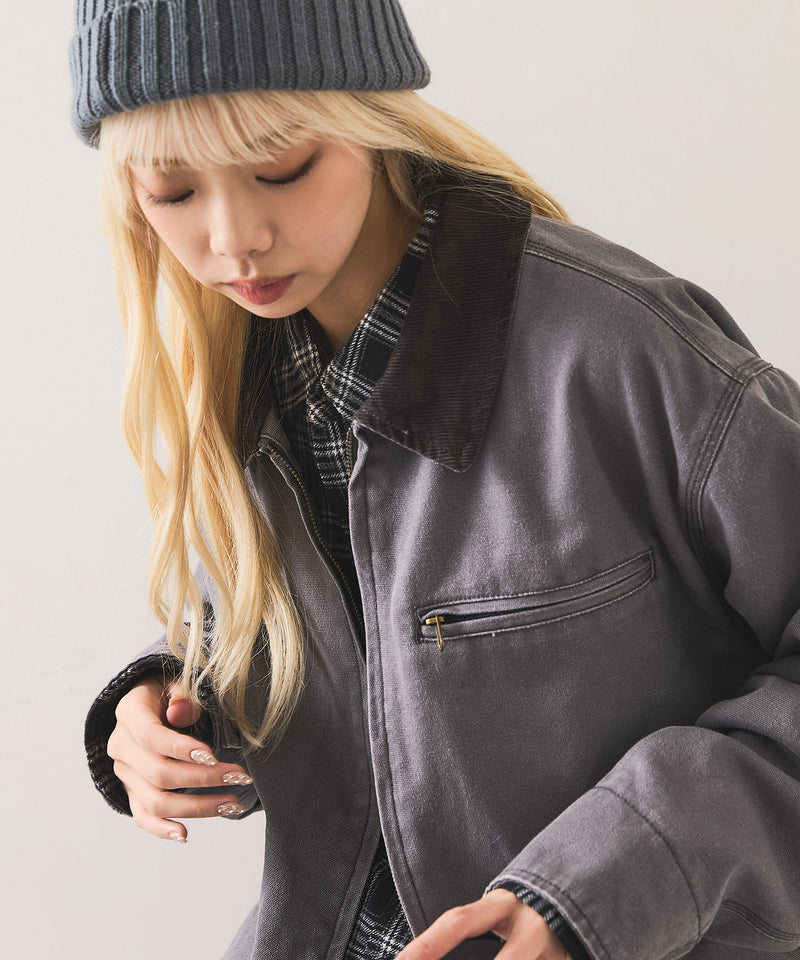 【OUTDOOR EXCHANGE/アウトドアエクスチェンジ】ダック 襟コーデュロイ ジャケット