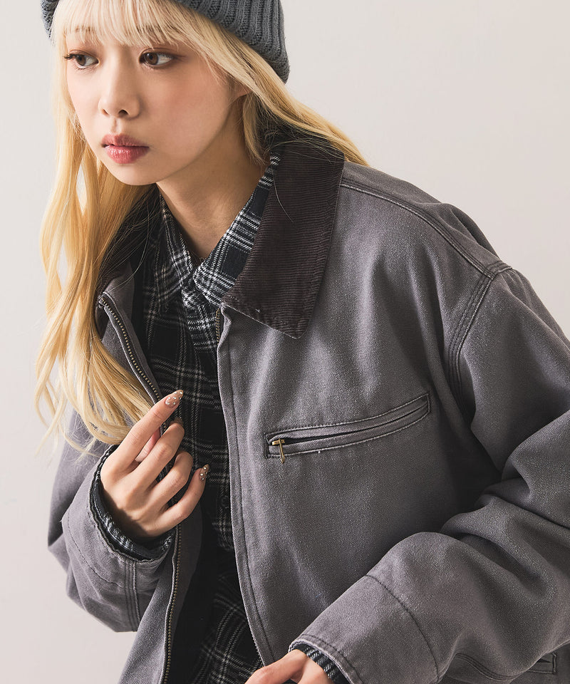 【OUTDOOR EXCHANGE/アウトドアエクスチェンジ】ダック 襟コーデュロイ ジャケット