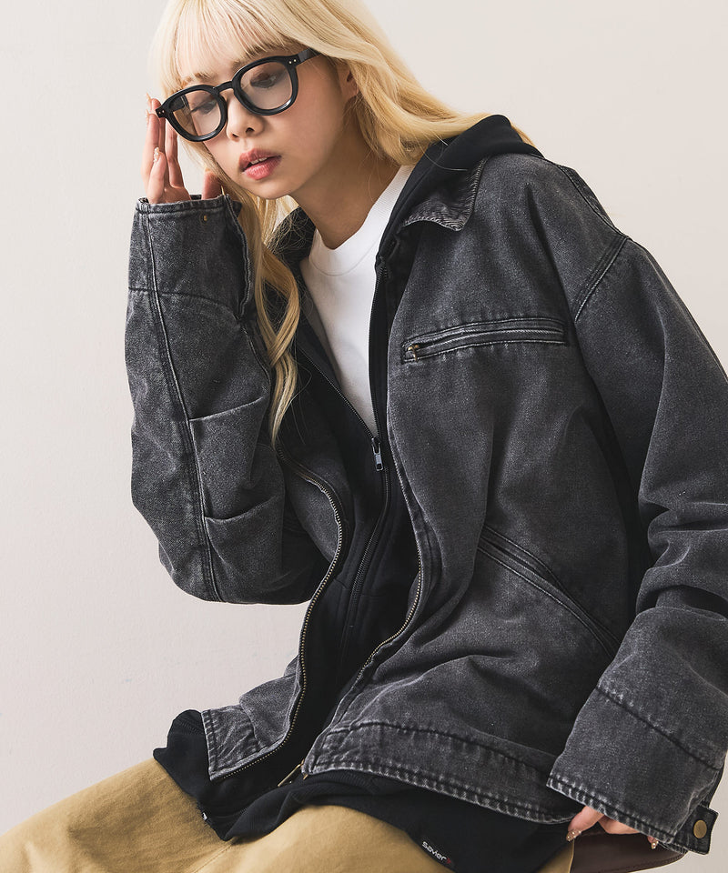 【OUTDOOR EXCHANGE/アウトドアエクスチェンジ】ダック 襟コーデュロイ ジャケット