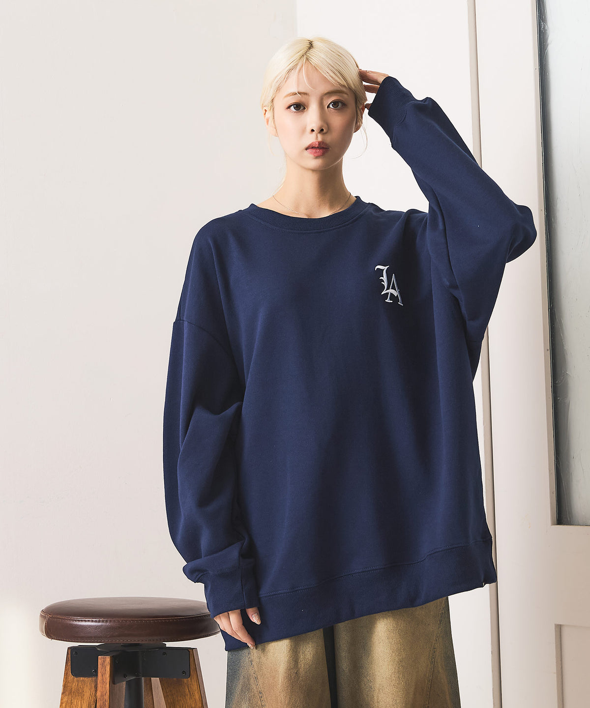 正規品♡裏毛スウェット♡ロゴ上下セット♡ネイビー 正規品♡裏毛スウェット♡ロゴ上下セット♡ネイビー 楽天市場