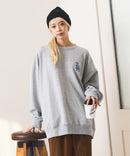 【SAVIER：サビアー】LA ロゴ刺繍 ルーズスウェット 【セットアップ可能】/ LA Logo