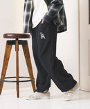 【SAVIER：サビアー】LAロゴ刺繍 スウェットパンツ【セットアップ可能】