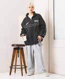 【SAVIER：サビアー】LAロゴ刺繍 スウェットパンツ【セットアップ可能】