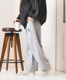 【SAVIER：サビアー】LAロゴ刺繍 スウェットパンツ【セットアップ可能】