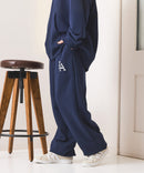 【SAVIER：サビアー】LAロゴ刺繍 スウェットパンツ【セットアップ可能】