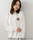 【CONVERSE/コンバース】×【TOM AND JERRY/トムとジェリー】オーバーサイズ プリント スウェットトレーナー