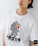 【GODZILLA/ゴジラ】【コットン100％のしっかりした生地 ドロップショルダー】オリジナルデザイン 刺繍Tシャツ ゴジラ キングギドラ メカゴジラ コラボ 特撮 映画 キャラT オーバーサイズ