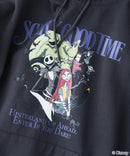 【DISNEY/ディズニー】＜ナイトメアー・ビフォア・クリスマス＞＜ディズニーヴィランズ＞ビッグシルエット 裏起毛 プルオーバーパーカー フーディー ドロップショルダー オーバーサイズ