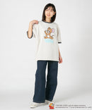 TOM AND JERRY トムとジェリー Tシャツ オリジナルデザイン ジェリー タフィー ドロップショルダー ビッグシルエット ユニセックス キャラクター ❘ジーンズメイト公式オンラインショップ