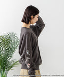 【DISCUS×THE POWERPUFF GIRLS】キャラクタープリントスウェットトレーナー メンズ レディース ユニセックス