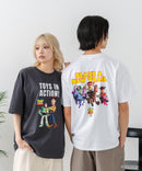 【TOY STORY/トイ・ストーリー】【限定オリジナルデザイン】半袖Tシャツ 綿100% ドロップショルダー ワンポイント バックプリント ディズニー ピクサー キャラクター クルーネック Disney ユニセックス