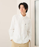 【POLO BCS/ポロビーシーエス】【カジュアル定番のオックスを王道のボタンダウンスタイルに！】ヘビーオックスボタンダウンシャツ レギュラーフィット ワンポイント刺繍 背面ボックスプリーツ ベーシック シンプル ユニセックス