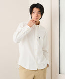 【POLO BCS/ポロビーシーエス】【カジュアル定番のオックスを王道のボタンダウンスタイルに！】ヘビーオックスボタンダウンシャツ レギュラーフィット ワンポイント刺繍 背面ボックスプリーツ ベーシック シンプル ユニセックス
